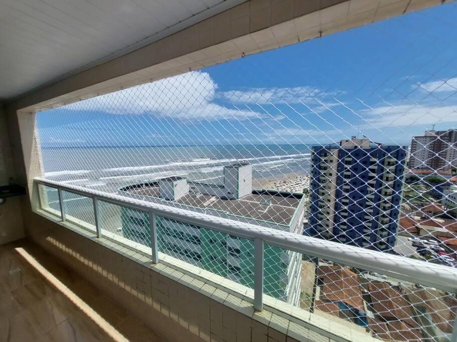 Apto Pe Na Areia Vista Mar Praia Grande  Bagian luar foto