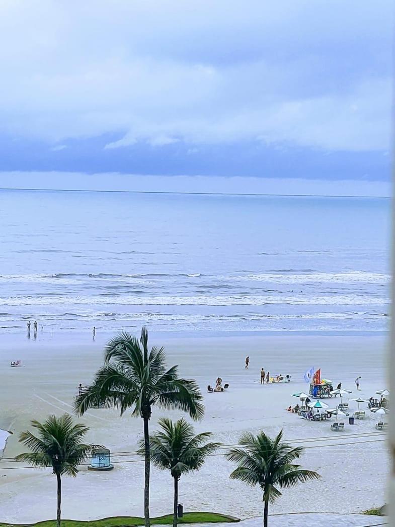 Apto Pe Na Areia Vista Mar Praia Grande  Bagian luar foto